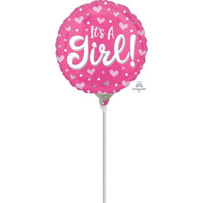9''M. IT'S A GIRLS HEARTS&DOTS